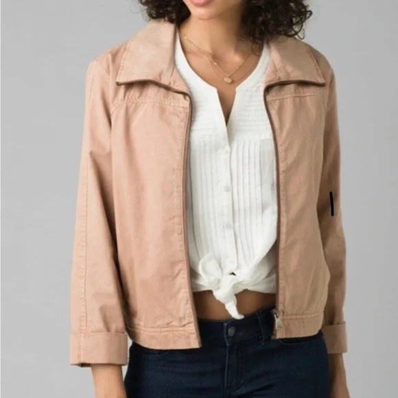 PrAna Lookout Jacket in champagne pink - Picture 6 of 7